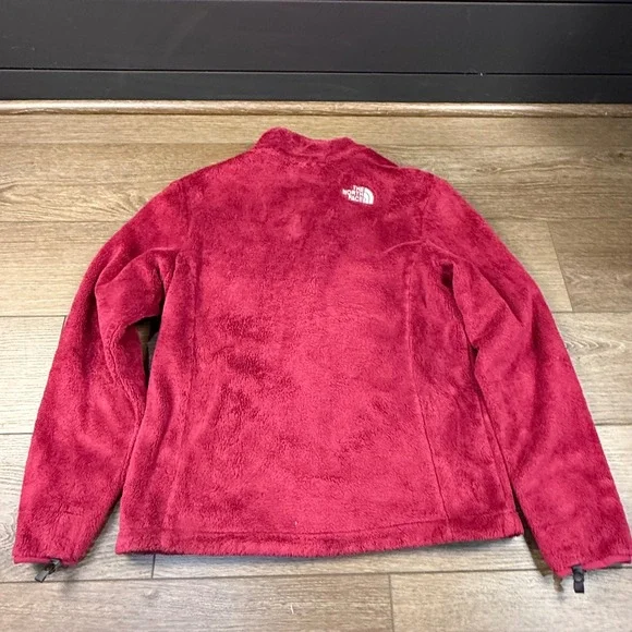 The North Face Women's Osito Fleece Full Zip Jacket Cozy Warm Red M Outdoors - Picture 10 of 10